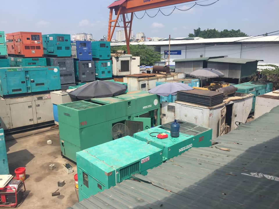 Giá bán máy phát điện công nghiệp cũ