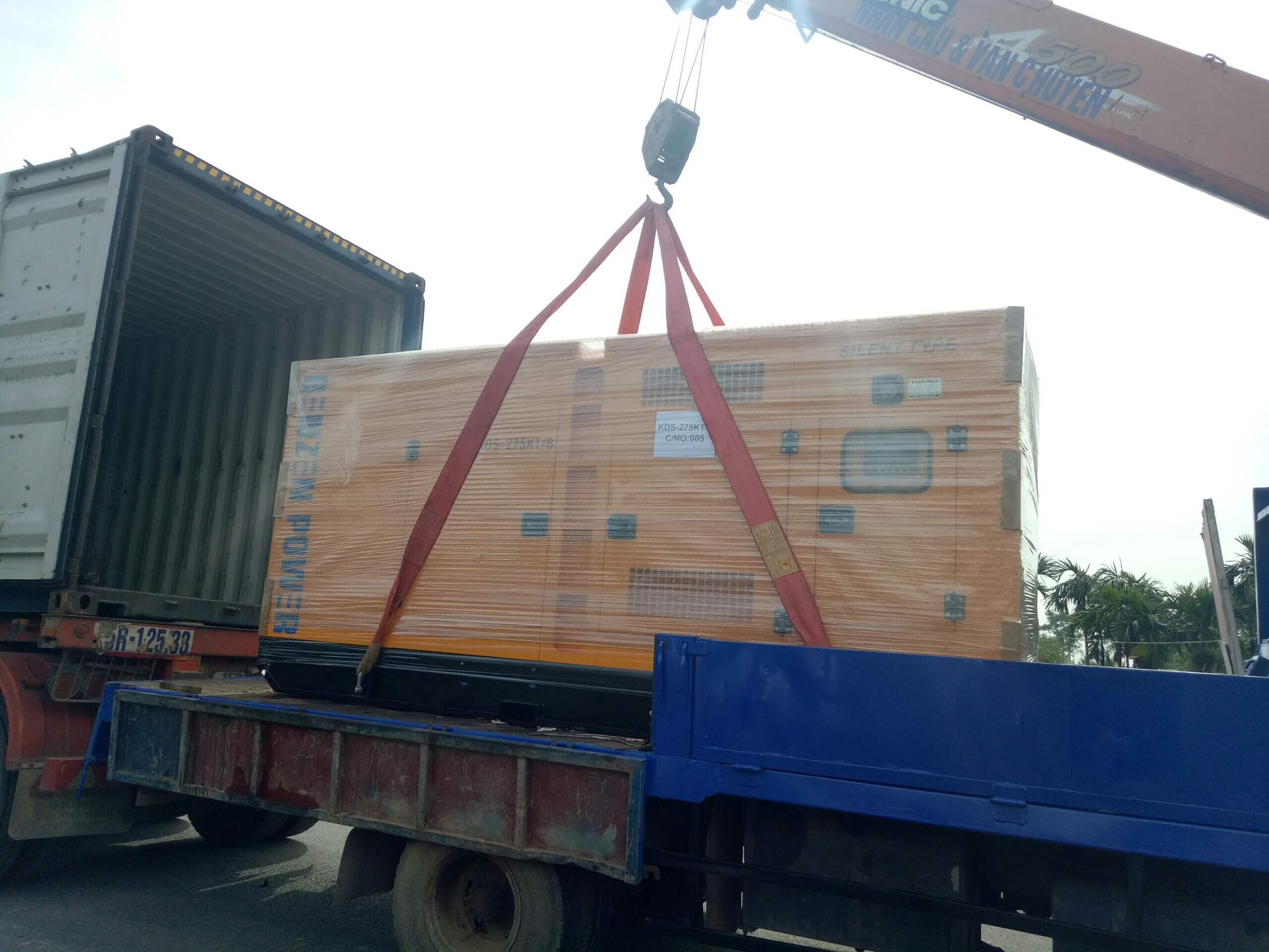 Vận chuyển máy phát điện 3 pha tận nơi