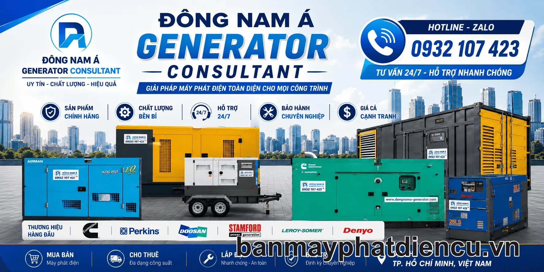 Thanh Lý Máy Phát Điện Cũ Đồng Nai Giá Rẻ – TOP 1 Công Ty Chuyên Nghiệp
